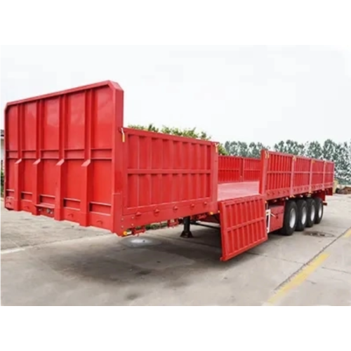 Sidewall Cargo Semi Trailer 4 Axles Sidewall Semi Trailer Factory